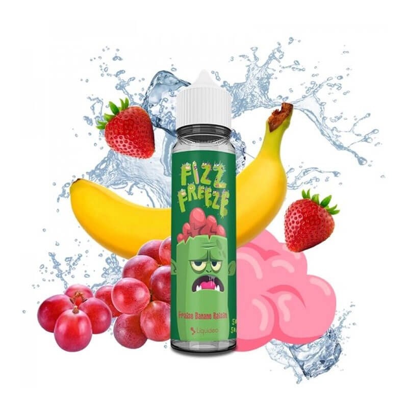 Fraise Banane Raisin 50ML - Fizz & Freeze/Liquideo