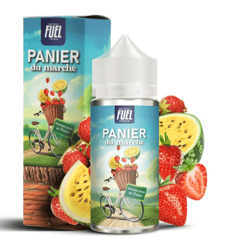 Fraise et Pastèque jaune 100ML - Panier du Marché/Maison Fuel