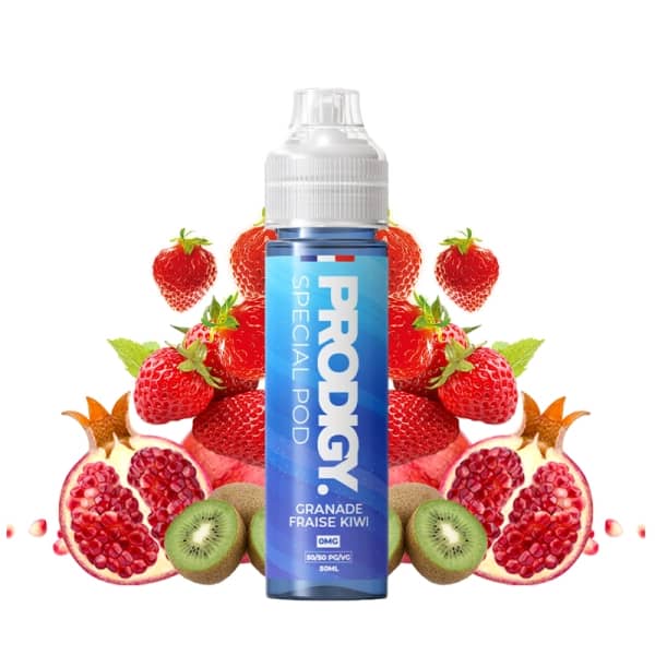 Grenade Fraise Kiwi 0mg 50ml - Prodigy by Vape Maker