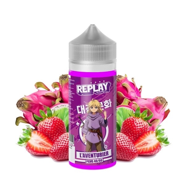 L’Aventurier 0mg 100ml - Replay by Liquidarom