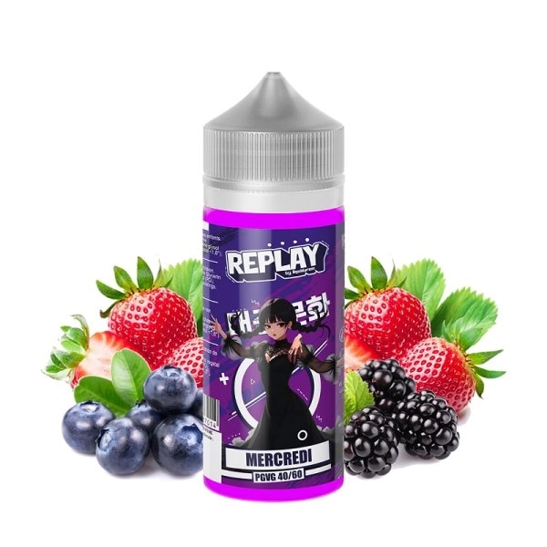 Mercredi 0mg 100ml - Replay by Liquidarom