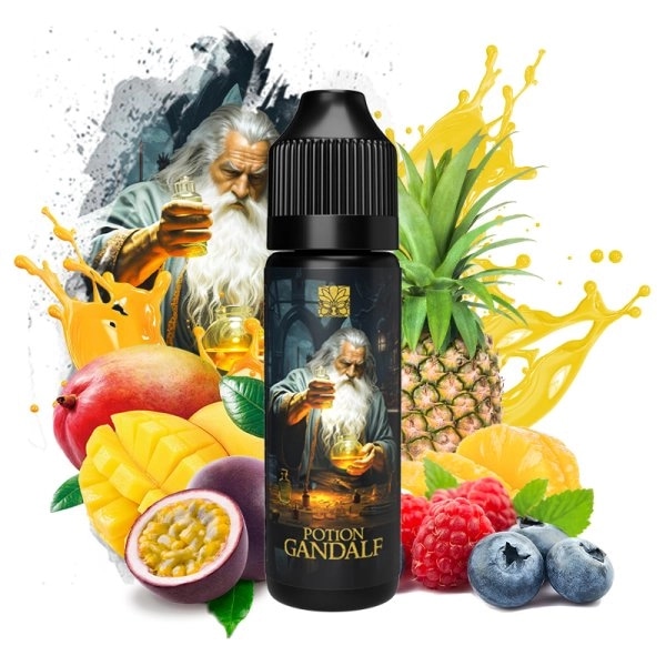 Potion Gandalf (Pêche/Ananas/Mangue/Passion/Fruits rouges) 0mg 50ml - Tribal...