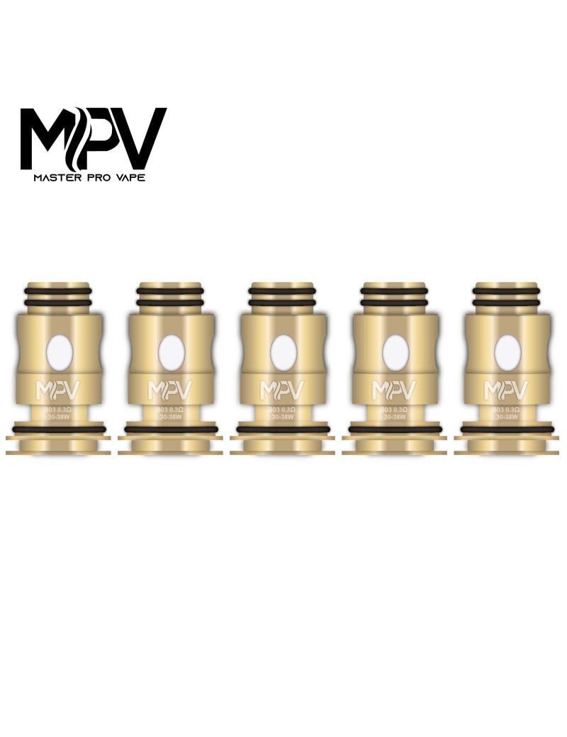 Resistance Serie B - MPV (PACK 5)|0.20 ohm|0.30 ohm|0.40 ohm|0.6 ohm|1.20 ohm