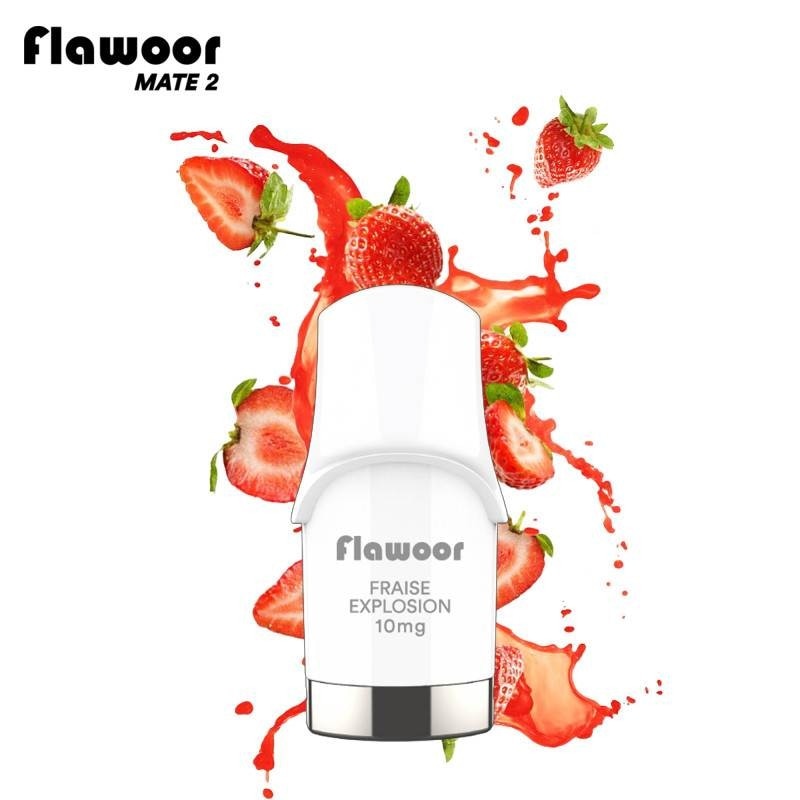 Cartouche Fraise Explosion (par 2) - Flawoor Mate 2