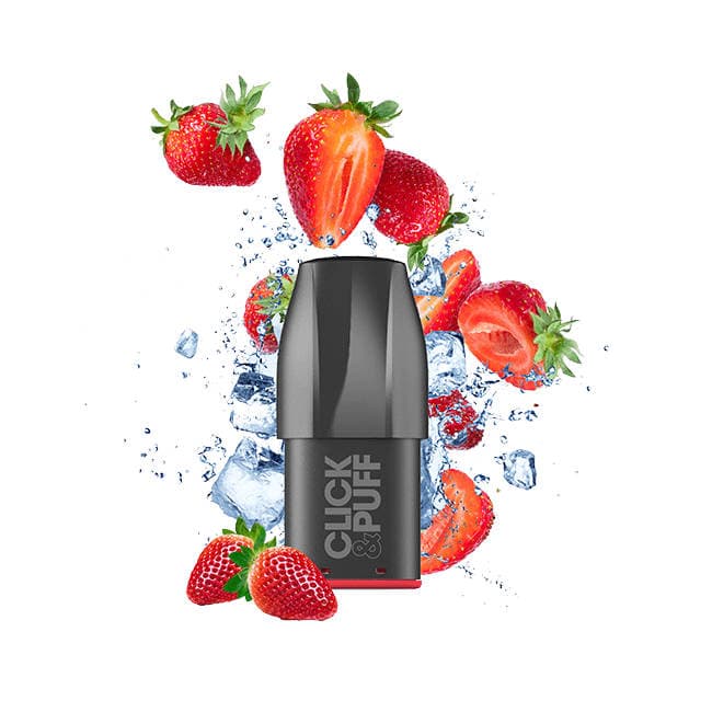 Pod Fraise Glacée - Click & Puff/X-Bar