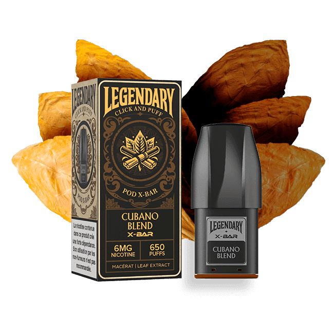 Pod Legendary Cubano Blend - Click & Puff/X-Bar