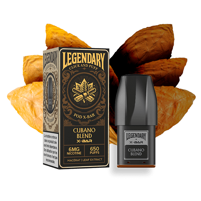 Pod Legendary Cubano Blend - Click & Puff/X-Bar