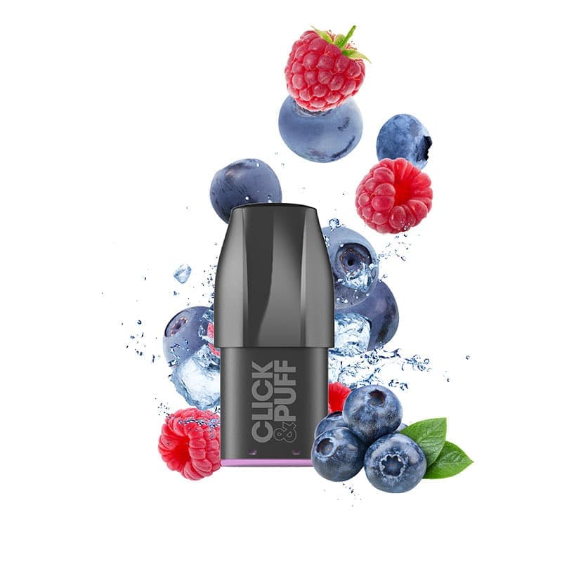 Pod Myrtille Framboise - Click & Puff/X-Bar