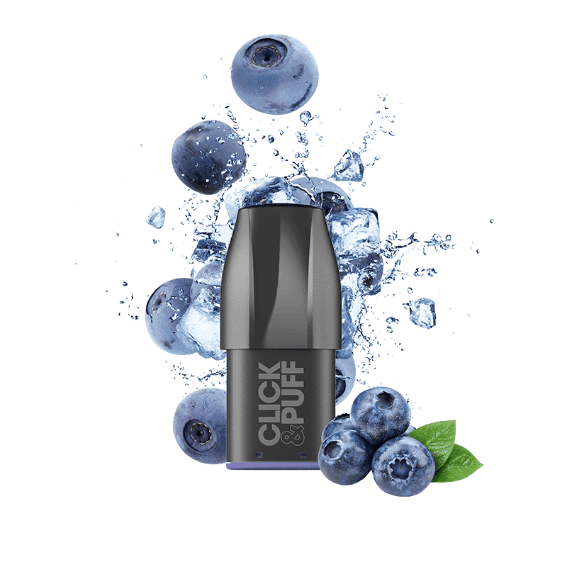 Pod Myrtille Glacée - Click & Puff/X-Bar
