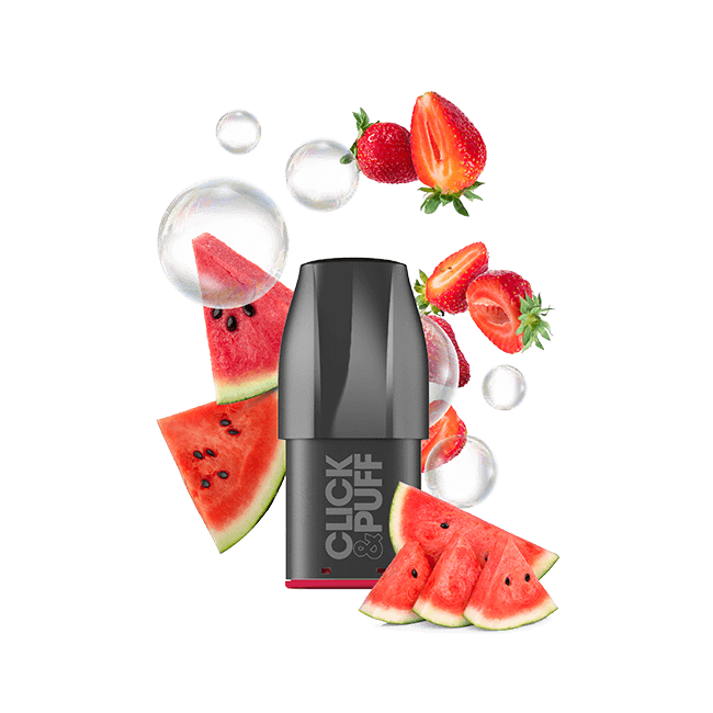 Pod Pastèque Fraise Bubble - Click & Puff/X-Bar